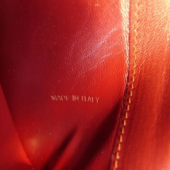 CARTIER Bi -fold Mastrin Bordeaux Leather Authentic USED - Picture 10 of 10